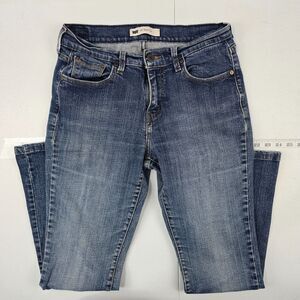 Levi's 515 boot‎ cut jeans 8m blue denim womens 4991